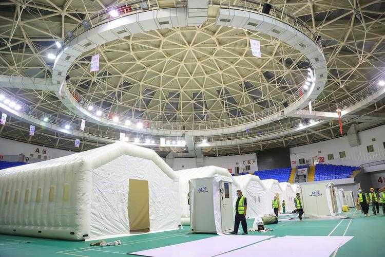 首個氣膜方艙實驗室在太原投入使用 極大提升檢測效率 
