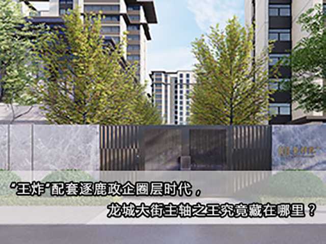 “王炸”配套逐鹿政企圈層時(shí)代，龍城大街主軸之王究竟藏在哪里？